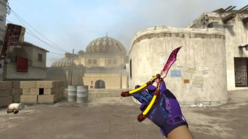 Модель ножа «Butterfly Knife | Armagedon» для CSS