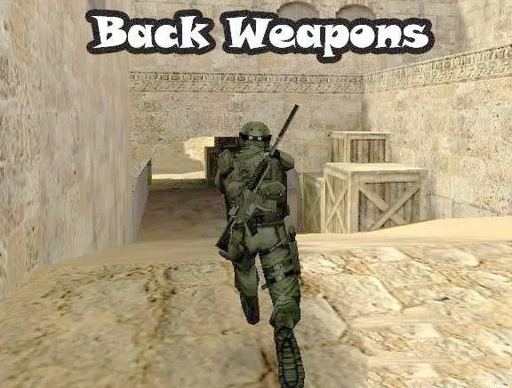Плагин «Backweapons — оружие на спине» для CS 1.6