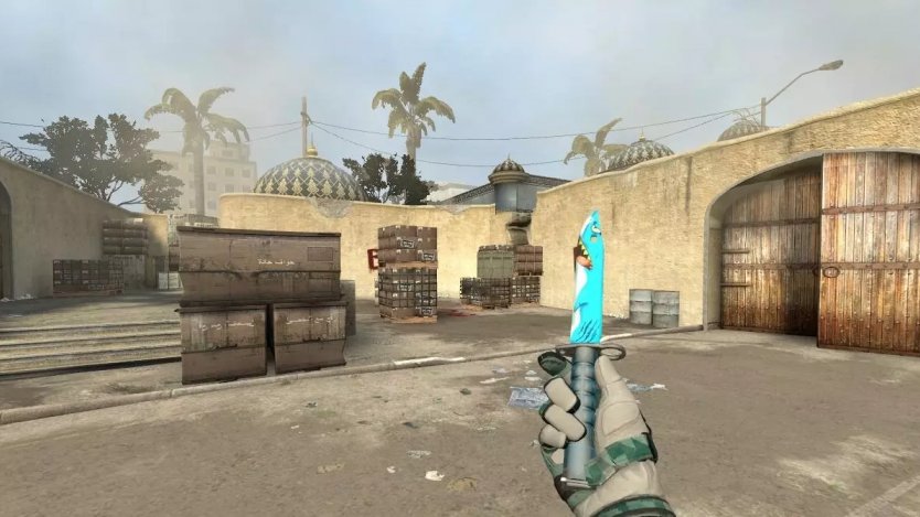 Модель ножа «Bayonet | Shark» для CSS