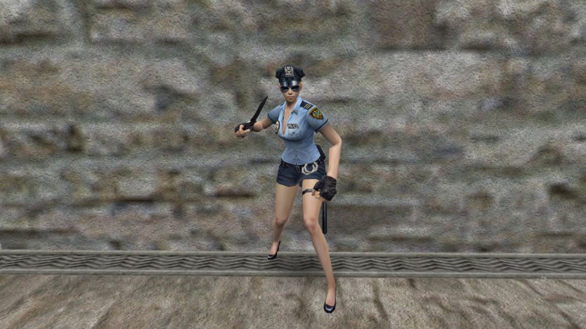 Модель Женщина-полицейский для Counter-Strike 1.6