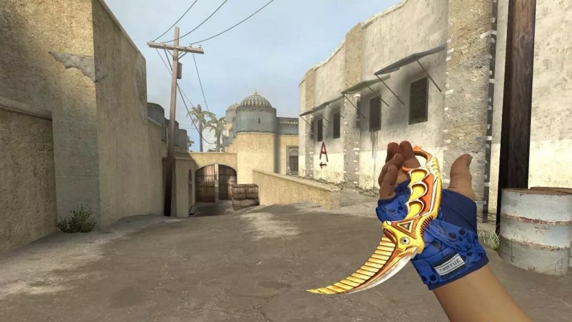 Модель ножа «Karambit | Warmech» для CSS