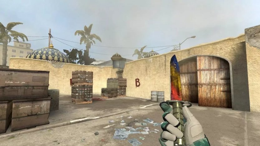 Модель ножа «Bayonet | Marble Fade» для CSS