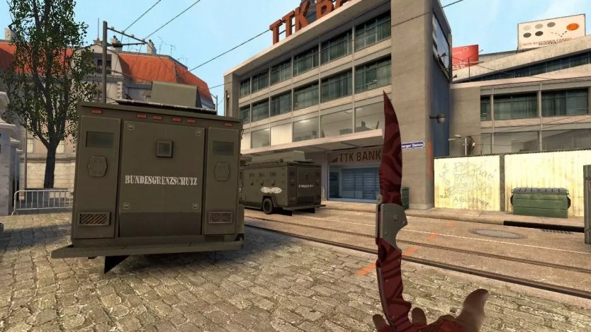 Модель ножа «Falchion | Slaughter» для CSS