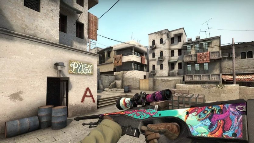 Модель HD AWP «Gentleman» с анимацией осмотра для CS 1.6