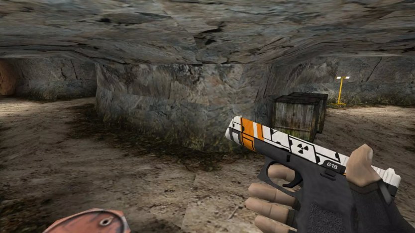 Модель HD Glock «Toxic Waste» для CS 1.6