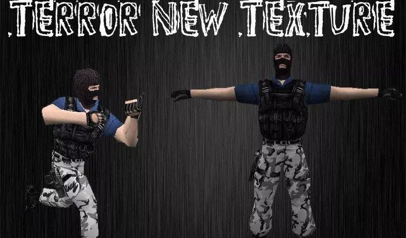 Модель Terror (T) «New Texture» для CS 1.6
