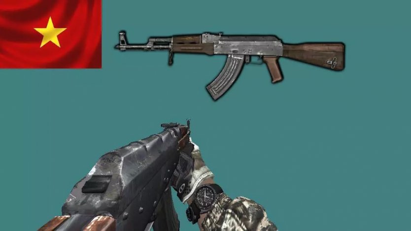 Модель AK-47 из Warface для CS 1.6