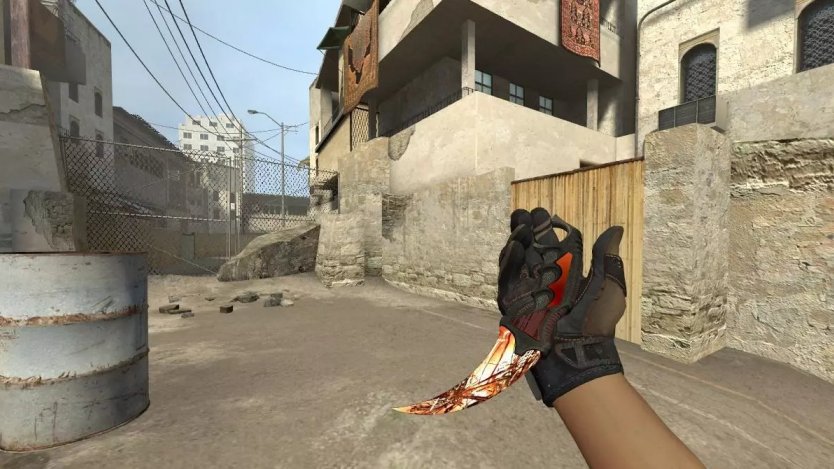 Модель ножа «Karambit | Autumn Explosion» для CSS