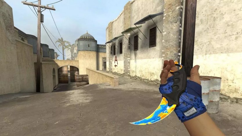 Модель ножа «Karambit | Cascade» для CSS