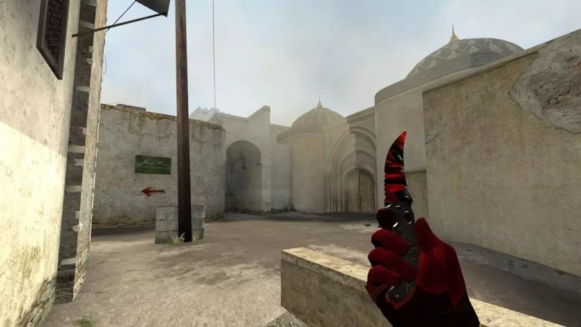 Модель ножа «Flip Knife | Crimson Ruby» для CSS