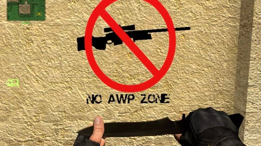 Логотип «No AWP» для CS 1.6