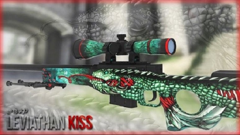 Модель AWP «Leviathan Kiss» для CS 1.6