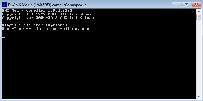Компилятор AMX Mod X compiler 1.9.0.5263