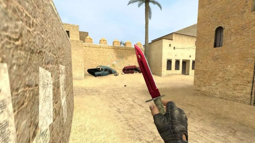 Модель ножа «Bayonet | Doppler Ruby» для CSS