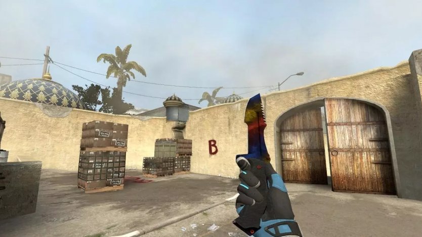Модель ножа Huntsman «Marble Fade» для CSS