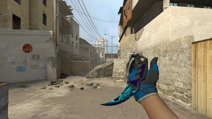 Модель ножа «Karambit | Ice Sunset» для CSS