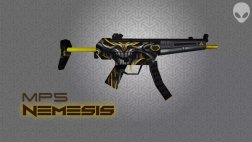 Стандартная модель MP5 «Nemesis» для CS 1.6 скачать бесплатно