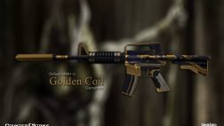 Стандартная модель M4A1 «Golden Coil» для CS 1.6