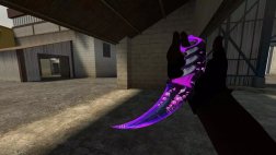 Модель ножа «Karambit | Dreamerr Purple» для CSS