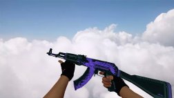 Модель HD AK-47 «Phoenix Rise Purple» для CS 1.6