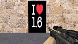 Логотип «Я люблю Counter Strike» для CS 1.6 скачать бесплатно