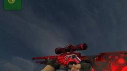Модель HD AWP «Touch of Hell» с анимацией осмотра для CS 1.6