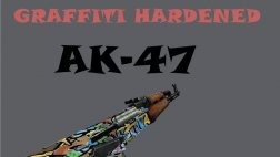 Модель AK-47 «Graffiti Hardened» для CS 1.6