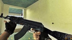 Модель AK-47 «Черный ламинат» Black-Laminate для CS 1.6
