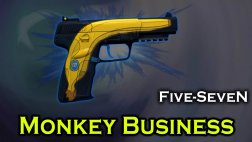 Модель Five-Seven «Обезьянье дело — Monkey Business» для CS 1.6