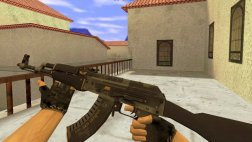 Модель HD AK-47 «Elite Build» с анимацией осмотра для CS 1.6