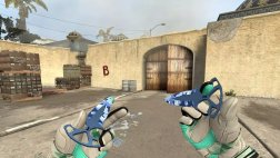 Модель ножа «Shadow Daggers | Bright Water» для CSS