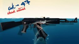 Стандартная модель AK-47 «Shark Attack» для CS 1.6
