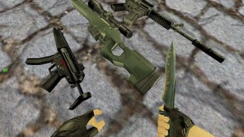 Стандартные модели оружия для CS 1.6 скачать бесплатно