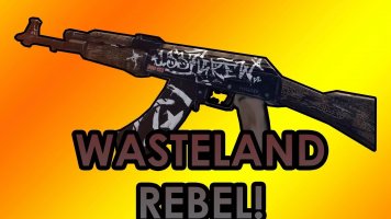 Модель AK-47 «Wasteland Rebel — Пустынный повстанец» для CSS
