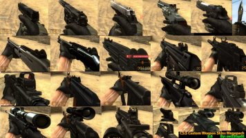 Сборка темных моделей оружия для CS:S