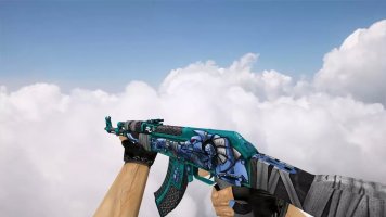 Модель HD AK-47 «Anubis Blue» для CS 1.6