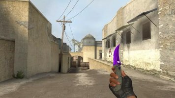 Модель ножа «Flip Knife | Purple Oil» для CSS