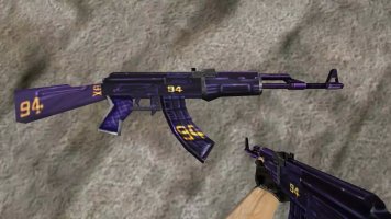 Стандартная модель AK-47 «Purple 94» для CS 1.6