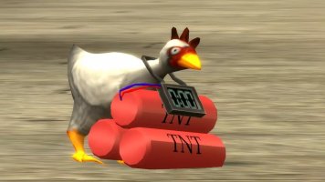Модель бомбы «Chicken C4 Bomb» для CS:S