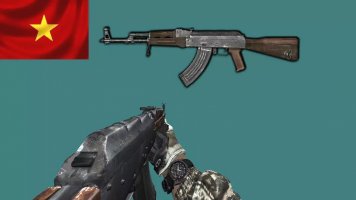 Модель AK-47 из Warface для CS 1.6