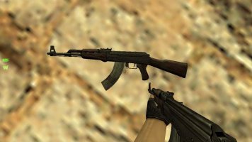 Модель AK-47 «Cenizo Black» для CS 1.6