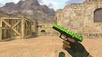 Модель Glock Черепаха для CS 1.6 скачать бесплатно