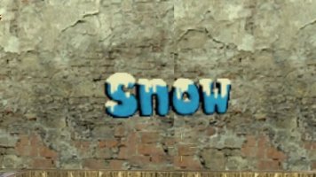 Логотип «Snow — Снег» для CS 1.6 скачать бесплатно