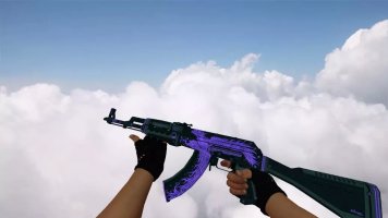 Модель AK-47 «Phoenix Rise Purple» для CSS