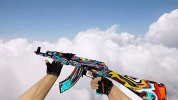 Модель AK-47 «Colorful Apocalypse» для CSS