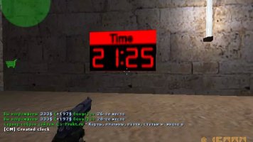 Плагин «Clockmaker — создание часов на сервере» для CS 1.6