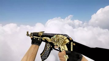 Модель HD AK-47 «Horus» с анимацией осмотра для CS 1.6