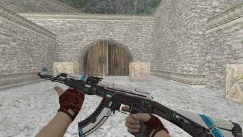 Модель AK-47 «Sci Fi Blue» для CSS