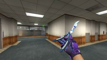 Модель ножа «Butterfly Knife | Bright Water» для CSS