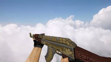 Модель HD AK-47 «Royal Platinum Gold» для CS 1.6